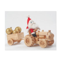 Christmas driver postcard