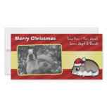 Christmas Dwarf Hamster Picture Card