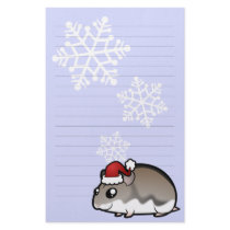 Christmas Dwarf Hamster Stationery