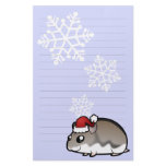 Christmas Dwarf Hamster Stationery