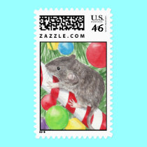 Christmas Dwarf Rat stamps