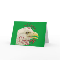 Christmas Eagle Greeting Card
