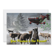 Christmas Eclipse Party Custom Announcements