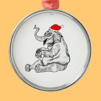 Christmas Elephant ornament ornaments