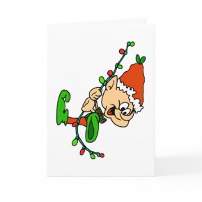 Christmas Elf Card card
