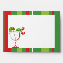Christmas Elf Cocktail Envelopes