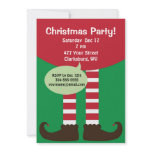 Christmas Elf Holiday Party Custom Announcements