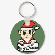 Christmas elf keychains