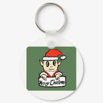 Christmas elf keychains