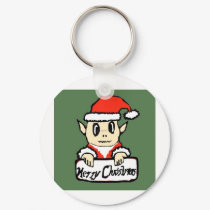 Christmas elf keychains