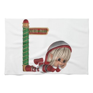 Christmas Elf Kitchen Towel