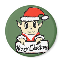 Christmas elf magnets by Scarlet_designs Christmas elf magnets