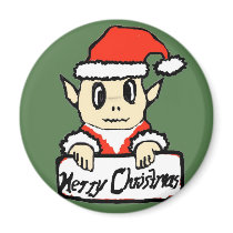 Christmas elf magnets by Scarlet_designs Christmas elf magnets