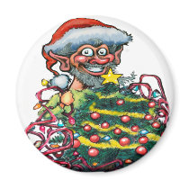 Christmas Elf magnets by FunGraphix Christmas Elf magnets