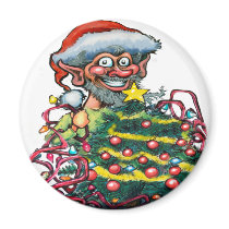 Christmas Elf magnets by FunGraphix Christmas Elf magnets