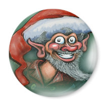 Christmas Elf magnets by FunGraphix Christmas Elf magnets