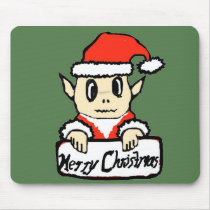 Christmas elf mousepads