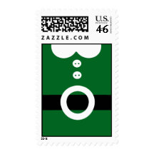 Christmas elf postage stamps