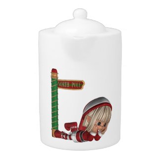 Christmas Elf Teapot