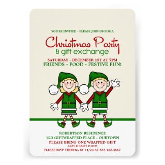 Christmas Elves Gift Exchange Party