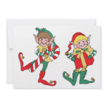 Christmas Elves Custom Invitations