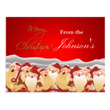 Christmas Elves Post Cards