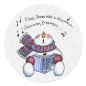 Christmas Envelope Sealer sticker