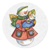 Christmas Envelope Sealer sticker