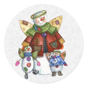 Christmas Envelope Sealer sticker