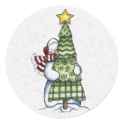Christmas Envelope Sealer sticker