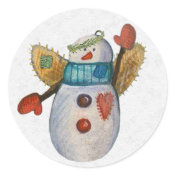 Christmas Envelope Sealer sticker