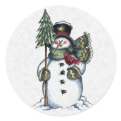 Christmas Envelope Sealer sticker