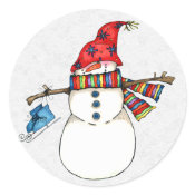 Christmas Envelope Sealer sticker