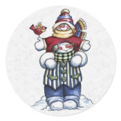 Christmas Envelope Sealer sticker