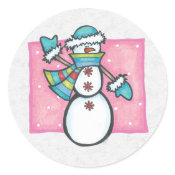 Christmas Envelope Sealer sticker