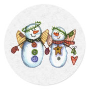 Christmas Envelope Sealer sticker