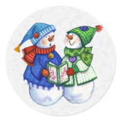 Christmas Envelope Sealer sticker