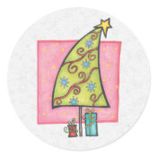 Christmas Envelope Sealer sticker