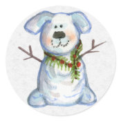 Christmas Envelope Sealer sticker