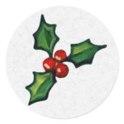 Christmas Envelope Sealer sticker
