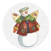 Christmas Envelope Sealer sticker