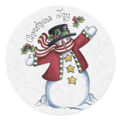 Christmas Envelope Sealer sticker