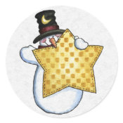 Christmas Envelope Sealer sticker
