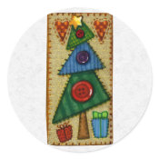 Christmas Envelope Sealer sticker