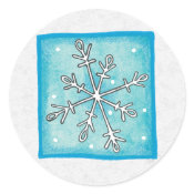 Christmas Envelope Sealer sticker