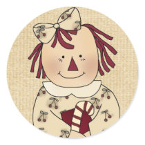 Christmas Envelope Seals: Simple Joys Annie Stickers