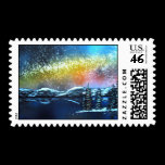Christmas Eve at Lake Tahoe postage