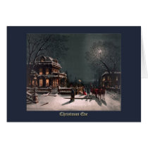 Christmas Eve by J. Hoover - Vintage Christmas cards