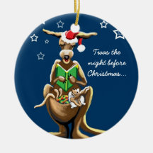Christmas Eve in Australia Christmas Tree Ornaments