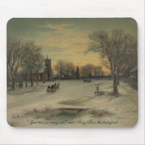 Christmas Eve - Mousepad #1 by bontondesigns Christmas Eve - Mousepad #1